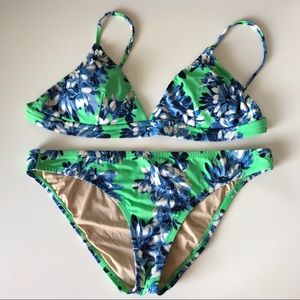 JCrew floral bikini